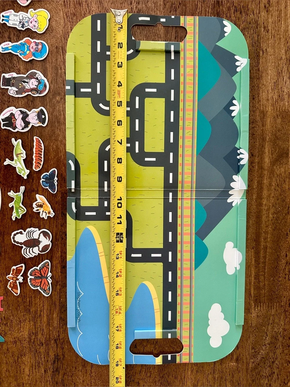 Stephen Joseph Transportation Magnetic Play Set + Extra Magnets + Storage Case